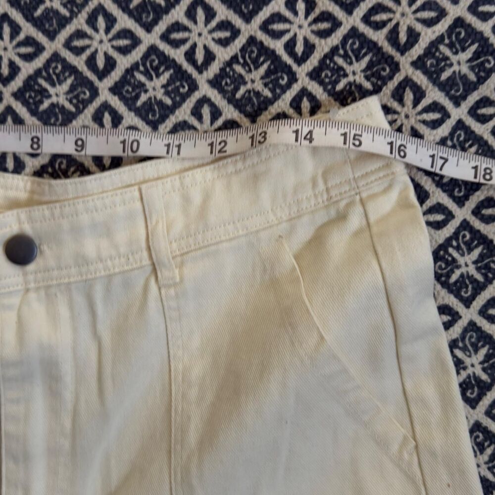 HYFVE Cargo Carpenter Women's Cream and Tan Pants SZ L - Picture 4 of 5